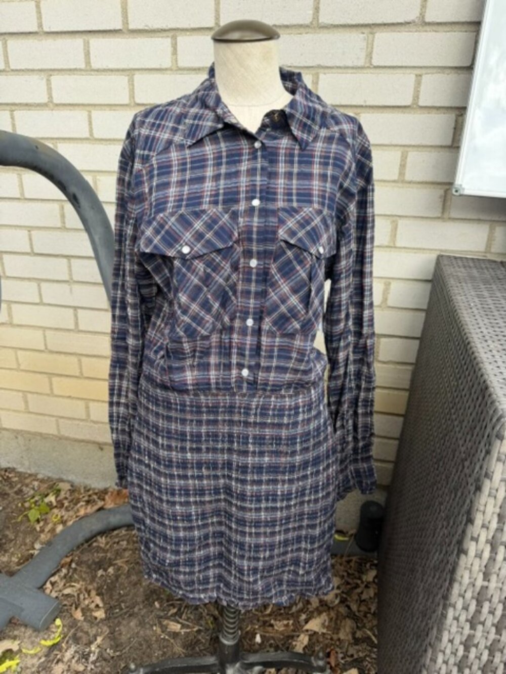 Veronica BeardMelnar Plaid Mini Dress NEW Sz 10